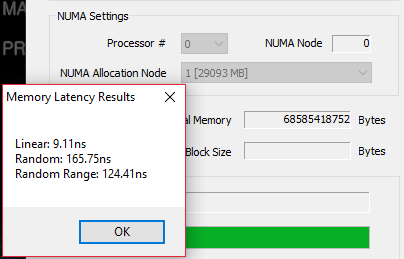 NUMA Memory Latency Remote Node