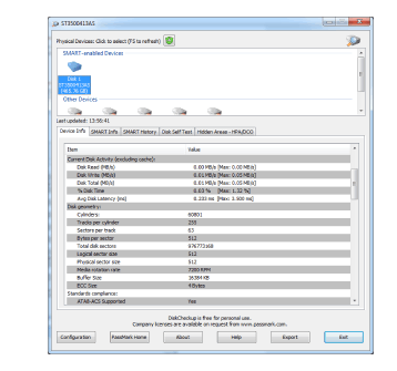 drivhus Tredje beskyldninger PassMark DiskCheckup - SMART hard drive monitoring utility