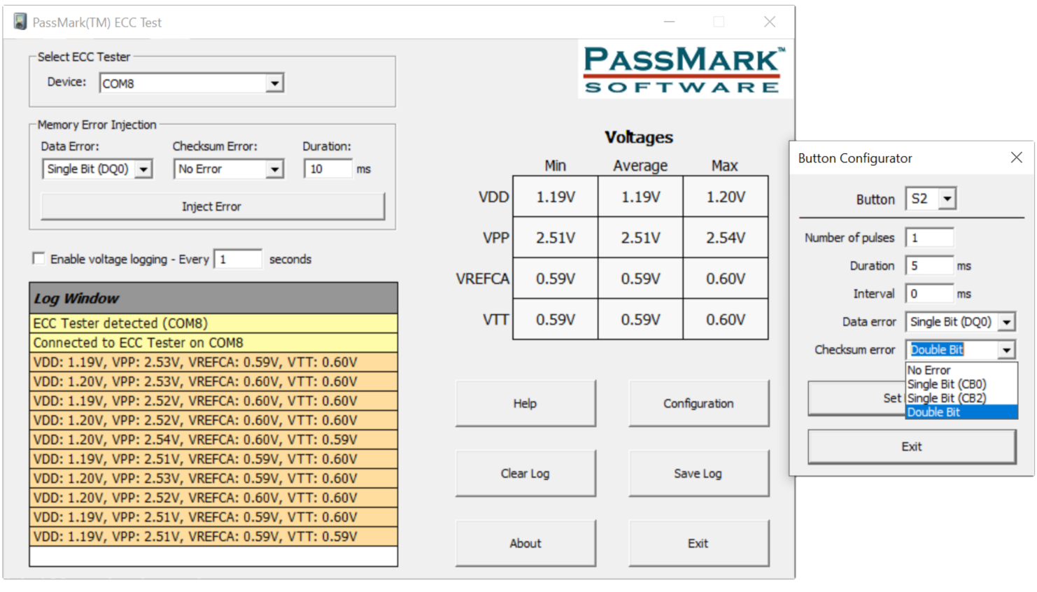 DDR4 SODIMM ECC Memory VR Test Tool