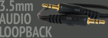 3.5mm audio loopback cable