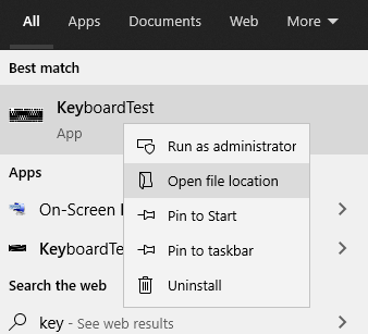 PassMark KeyboardTest FAQ