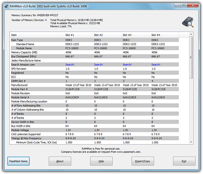 Windows 7 RAMMon 64-bit 3.1.1000 full