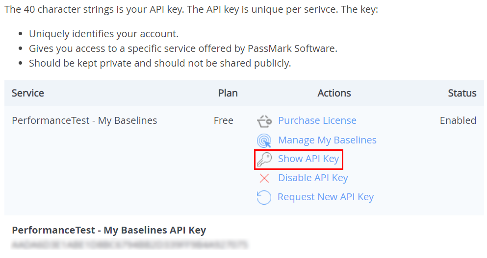 Request API Key